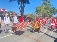 Wabup Diar Lepas Pawai Sepeda Hias Serangkaian HUT Ke-77 RI di Kabupaten Bangli HUT Ke-77 RI