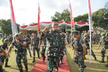 Mampu Mengairi 450 Hektar Sawah di Bima, Pangdam Udayana Resmikan Pompa Hidram Terbesar Pompa Hidram
