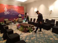 Pastikan Keamanan Pelaksanaan The 3rd Health WGM & G20 Side Event Polda Bali Lakukan Sterilisasi g20