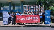 Bangga Menjadi Generasi #Cari_Aman, 100 Siswa Poltrada Bali Ikuti Seminar Safety Riding Cari Aman