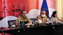 Pemkab Buleleng Ikuti Rapat Evaluasi SAKIP dan RB Tahun 2022 Pemkab Buleleng
