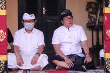 Bupati Giri Prasta Hadiri Abhiseka Ratu I Gusti Ngurah Agung Watusila di Puri Ngurah Sibangkaja Bupati Badung