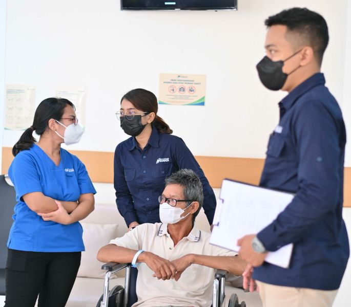 Tinjau Baksos di RS Mata Ramata