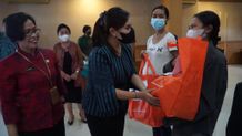 TP PKK Kota Denpasar Terima Paket Nutrisi Ibu Hamil Dari Radio Sonora dan BKKBN Bali Denpasar