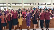 Sagung Antari Jaya Negara Buka Apresiasi Bunda PAUD Kecamatan dan Desa/Kelurahan Kota Denpasar Tahun 2022 Denpasar