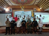 Jaga Kondusifitas Jelang Pilkel Serentak, Jaya Negara Hadiri Deklarasi Damai Pilkel 4 Desa di Kota Denpasar Denpasar