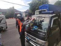 Puluhan Kendaraan Terjaring Razia Parkir Sembarangan Razia Parkir Sembarangan