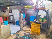 Tindak Lanjuti Laporan Masyarakat, Camat Denpasar Barat Sidak Pembuang Limbah Pemotongan Ayam sidak limbah pemotongan ayam