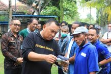 Bupati Tamba Salurkan Dana Kompensasi Peternak Suspek PMK PMK