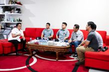 Sukseskan Pelaksanaan KTT G20, Bupati Giri Prasta Terima Silaturahmi Paspampres Bupati Nyoman Giri Prasta