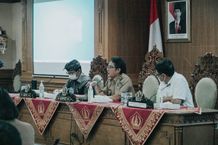 Cegah Korupsi Pada Tata Kelola Pupuk Bersubsidi, Bupati Giri Prasta Terima Kasubsatgassus Pencegahan Korupsi Bareskrim Mabes Polri Bupati Nyoman Giri Prasta