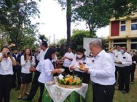 Potong Tumpeng pada Acara Puncak HUT Ke-55 FP fakultas pertanian unud