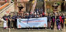 Prodi Doktor Kajian Budaya FIB Unud Melaksanakan Pengabdian di Pura Terate Bang Kebun Raya Bedugul fib unud