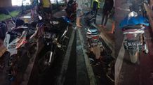 Laka Motor vs Motor, Dua Orang Alami Luka-luka Tabrakan