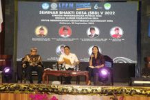 Unud Undang Kepala Desa se-Bali datang ke Kampus Melalui Seminar Bhakti Desa V Tahun 2022 Seminar Bhakti Desa