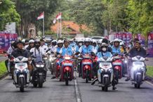 Kolaborasi Sambut Era EV, Kementerian ESDM dan PLN Gelar Parade Motor Listrik di Bali Parade Motor Listrik