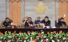 Bupati Tabanan Hadiri Sidang Pandangan Umum Fraksi DPRD Terkait APBD Perubahan T.A. 2022 Tabanan