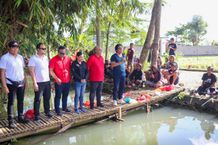 Bupati Giri Prasta Buka Lomba Mancing Air Deras di Dam Panglan Kapal, Komit Beri Bantuan Penuh Untuk Ngodak Tapakan Ida Betara Bupati Giri Prasta