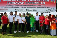 Ayu Kristi Arya Wibawa Buka Kampanye Anti Kekerasan Terhadap Perempuan Kampanye Anti Kekerasan