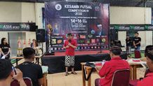 Dukung Kegiatan Pemuda Kota Denpasar, Wawali Arya Wibawa Buka Kesambi Futsal Competition IV 2022 Wakil Wali Kota Denpasar