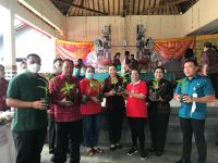 Kendalikan Inflasi, Pemkot Denpasar Gencar Gelar Bazar Pangan dan Serahkan 200 Bibit Cabai kendalikan inflasi