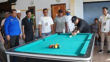 Bupati Jembrana Buka Turnament Biliard BUPBA CUP I Desa Mendoyo Dauh Tukad Jembrana