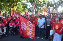 Wali Kota Jaya Negara Lepas End Polio Fun Walk, Kampanyekan Upaya Berkelanjutan Cegah Penyakit Polio Denpasar