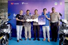 Dukung Presidensi Indonesia dalam G20, Lazada dan Smoot Sediakan 100 Unit Motor Listrik untuk Kepolisian Daerah Bali Motor Listrik