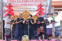 Bupati Giri Prasta Hadiri Karya Atma Wedana di Banjar Kerta Petang badung