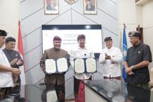 Jalin Kerjasama, Universitas Udayana Lakukan Penandatanganan MoU dengan PT BIBU Panji Sakti rektor unud