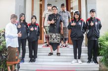 Bupati Giri Prasta Lepas Atlet Xiangqi badung