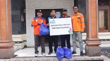 Ringankan Korban Bencana Banjir Bandang, PLN Salurkan Bantuan Kemanusiaan di Karangasem PLN