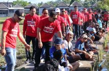 Bupati Sanjaya hadiri Lomba Mancing di Desa Bongan dan Bengkel, Jadikan Ajang Berkreasi dan Menjaga Kelestarian Lingkungan Lomba Mancing