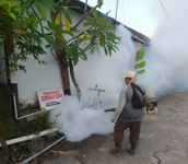 Antisipasi Demam Berdarah, Kelurahan Padangsambian Lakukan Foging Massal fogging