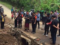 Warga Desa Gitgit Sampaikan Sejumlah Keluhan Dampak Pembangunan Shortcut dampak bencana