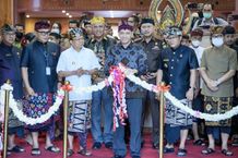 KPK Gelorakan Semangat Anti Korupsi di Road To HAKORDIA 2022, Bupati Giri Prasta Sebut Badung Komit Optimalkan MCP hari antikorupsi