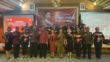 Antari Jaya Negara Kukuhkan 46 Bunda Literasi Kecamatan dan Desa/Kelurahan Se-Kota Denpasar Antari Jaya Negara