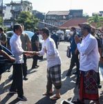 Wali Kota Jaya Negara Dampingi Kunjungan Presiden Joko Widodo di Pasar Badung kunjungan presiden