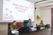 Wabup Suiasa Pimpin Rapat Review Kinerja Penurunan Stunting stunting