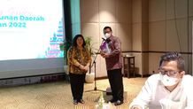Sekda I.B Alit Wiradana Hadiri Sharing Session Pembangunan Daerah 2022 Sekda I.B Alit Wiradana