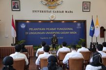 UGM Lantik 138 Pejabat Fungsional UGM