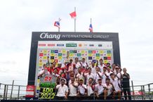 Cetak Sejarah, Andi Gilang Pebalap Astra Honda Juara Asia SS600 Pebalap Honda