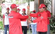 Sekda Tabanan Terima dan Lepas Kirab Api Porprov Bali XV Tahun 2022 Porprov