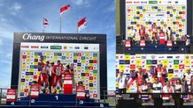 Pebalap Astra Honda Dominasi Podium ARRC Thailand Thailand