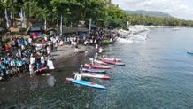 33 Peserta Ikuti Internasional Stand Up Padle Series 2022 DESA LES
