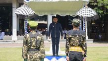 Wabup Ipat Terima Pataka Panji-panji dan Surat Sakti I Gusti Ngurah Rai I Gusti Ngurah Rai
