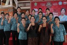 Semarak Perayaan HUT Ke-529 Kota Tabanan, Rai Wahyuni Sanjaya Buka Lomba Paduan Suara PKK Paduan Suara