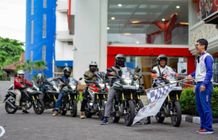 Konsep Amazing Race, Puluhan Bikers Honda CB150X Ikuti Fun City Challenge CB150X