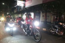 Dukung Kekompakan Komunitas Sepeda Motor, Bupati Tabanan Ikut Touring Keliling Kota Touring