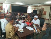 Dirjen Bimas Hindu Terima Audensi Tim Penyusun Buku Hindu Manupadesa Nusantara audiensi